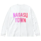 JIMOTOE Wear Local Japanの長洲町 NAGASU TOWN ビッグシルエットロングスリーブTシャツ