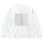 SALのwhite paint ビッグシルエットロングスリーブTシャツ