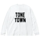 JIMOTOE Wear Local Japanの利根町 TONE TOWN ビッグシルエットロングスリーブTシャツ