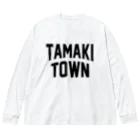 JIMOTOE Wear Local Japanの玉城町 TAMAKI TOWN Big Long Sleeve T-Shirt