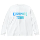 JIMOTOE Wear Local Japanの串本町 KUSHIMOTO TOWN Big Long Sleeve T-Shirt