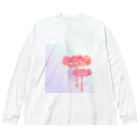 綾錦工房 りこりすの曼珠沙華 - 朧 【黄昏】 Big Long Sleeve T-Shirt