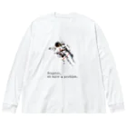 necoaciの宇宙飛行士 Big Long Sleeve T-Shirt