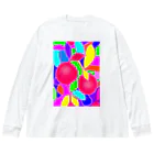 daiichisyoutenのカラフルレモン Big Long Sleeve T-Shirt