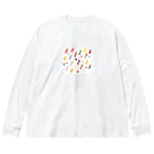 dacca designのcolooooooorful ビッグシルエットロングスリーブTシャツ