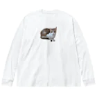 nekousagi*∩..∩のこころちゃんの自画像？【nekousagi*∩..∩ロゴ入り】 Big Long Sleeve T-Shirt