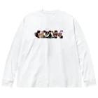 くぅTikTok猫部のTikTok猫部６にゃんビッグシルエットロンＴ Big Long Sleeve T-Shirt