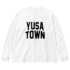 JIMOTO Wear Local Japanの遊佐町 YUSA TOWN Big Long Sleeve T-Shirt
