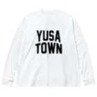 JIMOTO Wear Local Japanの遊佐町 YUSA TOWN ビッグシルエットロングスリーブTシャツ