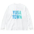 JIMOTO Wear Local Japanの遊佐町 YUSA TOWN ビッグシルエットロングスリーブTシャツ