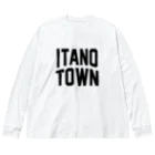 JIMOTOE Wear Local Japanの板野町 ITANO TOWN Big Long Sleeve T-Shirt