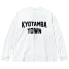 JIMOTOE Wear Local Japanの京丹波町 KYOTAMBA TOWN Big Long Sleeve T-Shirt