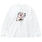 ＋Whimsyの豚キムチ Big Long Sleeve T-Shirt