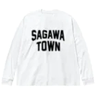 JIMOTOE Wear Local Japanの佐川町 SAGAWA TOWN ビッグシルエットロングスリーブTシャツ