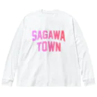 JIMOTOE Wear Local Japanの佐川町 SAGAWA TOWN ビッグシルエットロングスリーブTシャツ