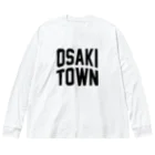 JIMOTOE Wear Local Japanの大崎町 OSAKI TOWN ビッグシルエットロングスリーブTシャツ