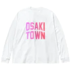 JIMOTOE Wear Local Japanの大崎町 OSAKI TOWN Big Long Sleeve T-Shirt