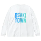 JIMOTOE Wear Local Japanの大崎町 OSAKI TOWN ビッグシルエットロングスリーブTシャツ