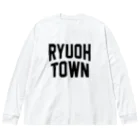 JIMOTOE Wear Local Japanの竜王町 RYUOH TOWN ビッグシルエットロングスリーブTシャツ