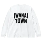 JIMOTO Wear Local Japanの岩内町 IWANAI TOWN ビッグシルエットロングスリーブTシャツ