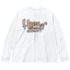 HanaChannel_hogonekoLifeのHana Channel ロゴグッズ ビッグシルエットロングスリーブTシャツ