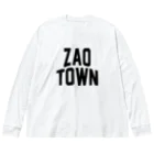 JIMOTOE Wear Local Japanの蔵王町 ZAO TOWN ビッグシルエットロングスリーブTシャツ
