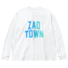 JIMOTOE Wear Local Japanの蔵王町 ZAO TOWN ビッグシルエットロングスリーブTシャツ