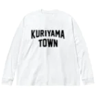 JIMOTO Wear Local Japanの栗山町 KURIYAMA TOWN ビッグシルエットロングスリーブTシャツ