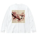 2024のAI「桜」Tシャツ（3） Big Long Sleeve T-Shirt