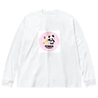 ギャンブラー銀牙👻@🐻の銀牙グッズです ビッグシルエットロングスリーブTシャツ