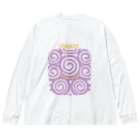 design at.のうずうずハジチ Big Long Sleeve T-Shirt