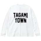 JIMOTOE Wear Local Japanの田上町 TAGAMI TOWN ビッグシルエットロングスリーブTシャツ