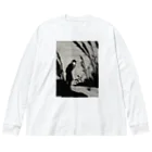 Saza-nami Antique designのあやしい男 Big Long Sleeve T-Shirt