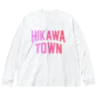 JIMOTOE Wear Local Japanの氷川町 HIKAWA TOWN ビッグシルエットロングスリーブTシャツ