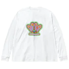 DUB.STONEのあやしくないきのこ Big Long Sleeve T-Shirt