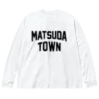 JIMOTOE Wear Local Japanの松田町 MATSUDA TOWN ビッグシルエットロングスリーブTシャツ