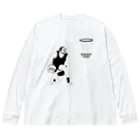 Basketball DinerのBasketball Diner ロゴOT Big Long Sleeve T-Shirt