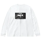 Parallel Imaginary Gift ShopのNikola Tesla (1856– 1943) ビッグシルエットロングスリーブTシャツ