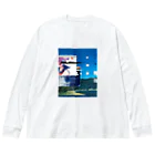 サワダモコ Moco SawadaのOn The Desktop Big Long Sleeve T-Shirt