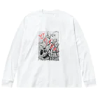 90sunの御立腹 ビッグシルエットロングスリーブTシャツ