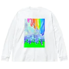 ▲ゆっこ(岩手産のスカイツリー )▲のレインボーさん Big Long Sleeve T-Shirt