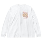 卯月まめのもふもふイラスト屋さんの4：I LOVE RABBIT(ネザーランドドワーフ) Big Long Sleeve T-Shirt