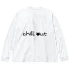 учк¡✼*のchill out(黒文字ver.) Big Long Sleeve T-Shirt