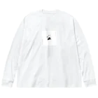 GIONAくんのおみせの【GIONA 生後100日記念】足形グッズ Big Long Sleeve T-Shirt