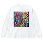 TakashiSの vivid gas station Big Long Sleeve T-Shirt