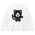 みきぞーん｜保護猫 ミッキー画伯と肉球とおともだちのmaruku Big Long Sleeve T-Shirt