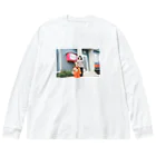 藤堂ごみのスナック花ことば前 Big Long Sleeve T-Shirt