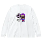 akapantoriの紫ゴリラサッカー2022 Big Long Sleeve T-Shirt