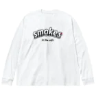 smokes in the cafeのsmokes in the cafe ビッグシルエットロングスリーブTシャツ