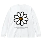 flowerstudiowakasaのFLOWER STUDIO WAKASA ロゴマーク ビッグシルエットロングスリーブTシャツ